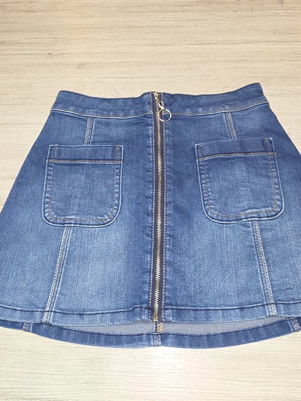 Hollister A-line Denim Jean Skirt Juniors Size 00